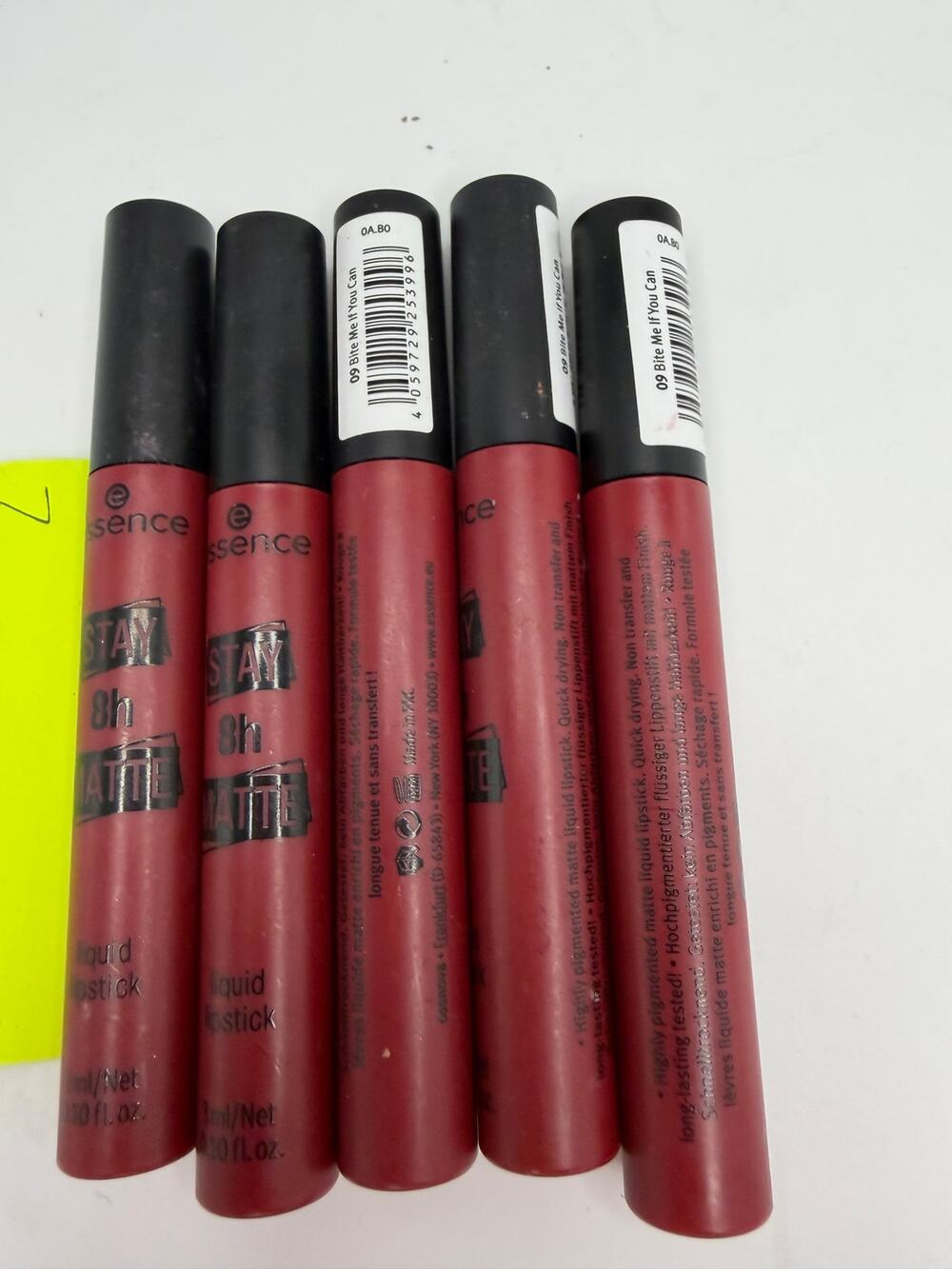 Essence Stay 8H Matte Liquid Lipstick 09 Bite Me If You Can Lot of 5 3ml